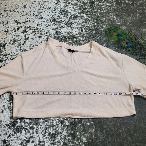 Out from Under Terry Cloth Cropped Tee - Picture 4 of 5